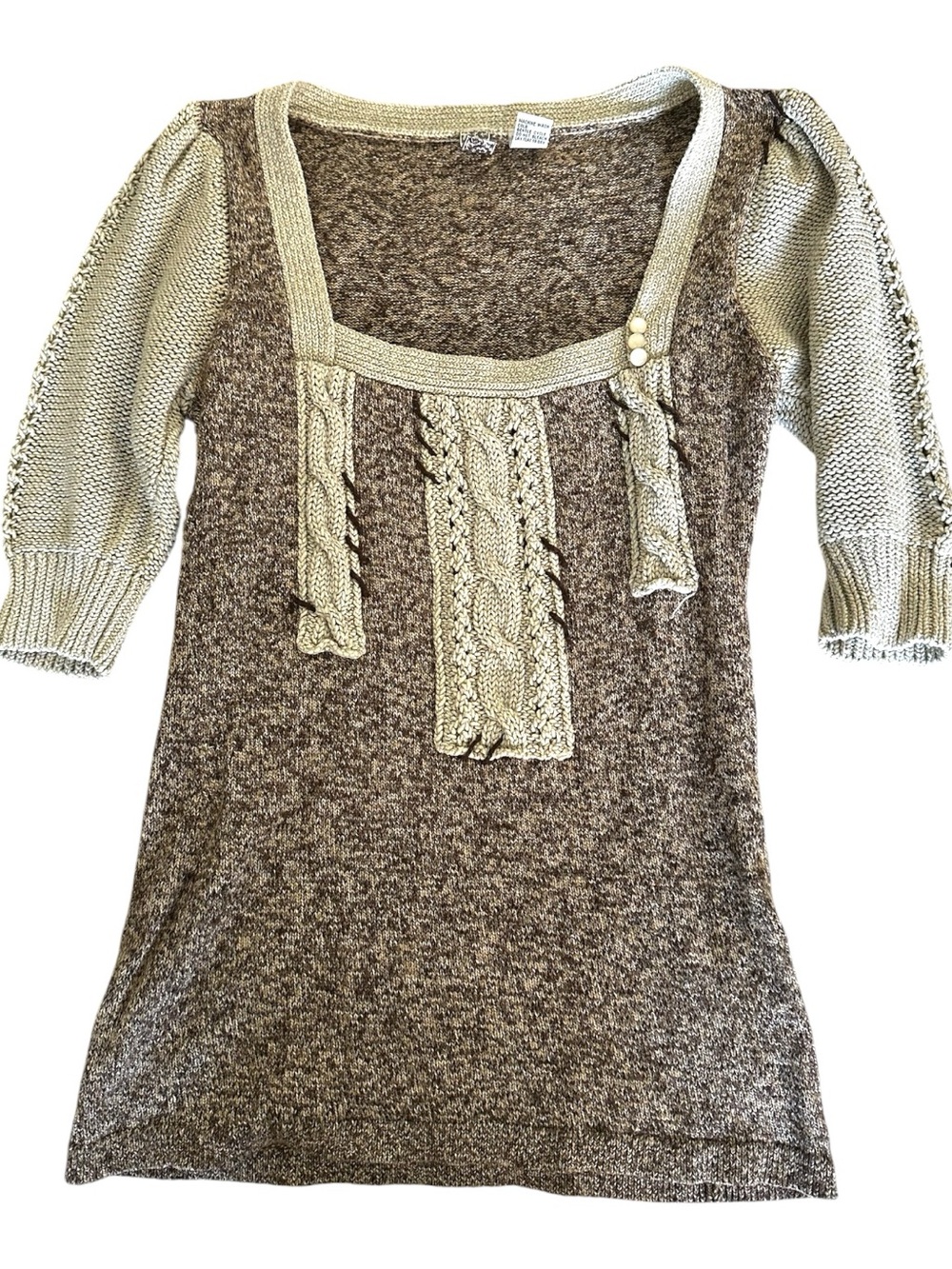 BKE Y2K Short Sleeve Sweater